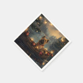 Cane Corso Kerstvakantie Servet (Hoek)