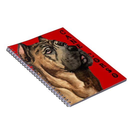 Cane Corso-kleurenblok Notitieboek (Rechterzijde)
