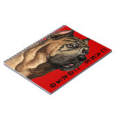 Cane Corso-kleurenblok Notitieboek (Linkerzijde)
