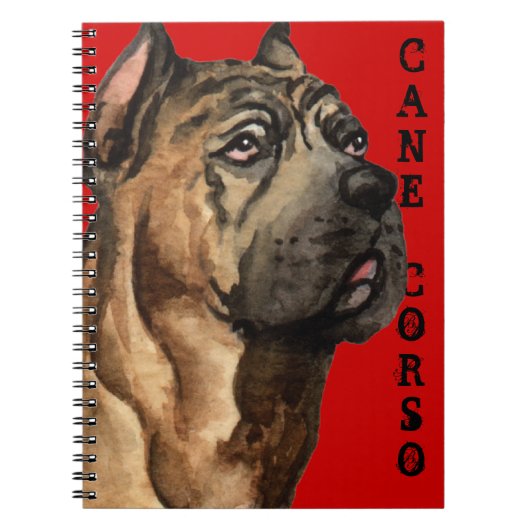 Cane Corso-kleurenblok Notitieboek (Voorkant)