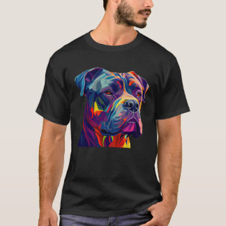 Cane Corso Kleurrijke Pop Cane Corso T-shirt