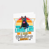 Cane Corso Lover Funny Cane Corso Retro  Kaart (Voorkant)