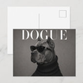 Cane Corso Luxe Mode Editorial Briefkaart (Voorkant / Achterkant)