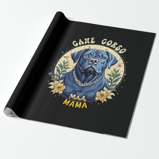 Cane Corso Mama Cadeaupapier (Uitgerold)
