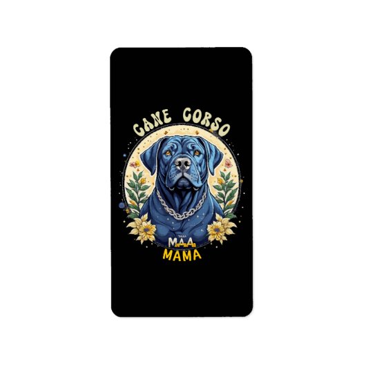 Cane Corso Mama Etiket (Voorkant)
