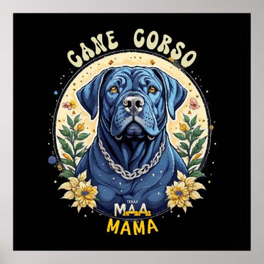 Cane Corso Mama Poster (Voorkant)