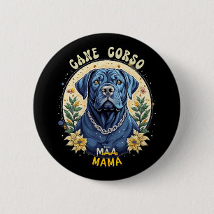 Cane Corso Mama Ronde Button 5,7 Cm
