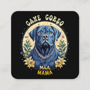 Cane Corso Mama Vierkante Visitekaartje