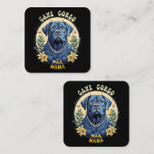 Cane Corso Mama Vierkante Visitekaartje (Voorkant / Achterkant)