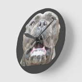 Cane Corso Mastiff-klok Ronde Klok (Hoek)