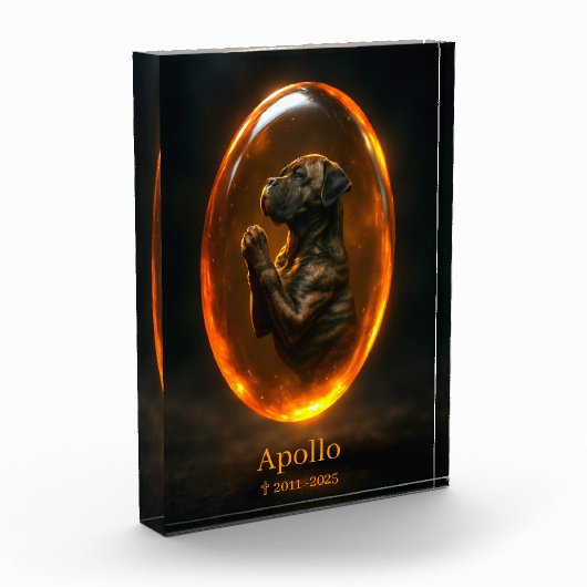 Cane Corso Memorial  Photo Block Fotoblokken (Links)