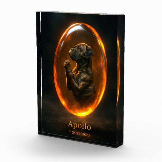 Cane Corso Memorial  Photo Block Fotoblokken (Rechts)