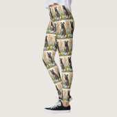 Cane Corso met Pasen Eieren Vakantie Leggings (Links)