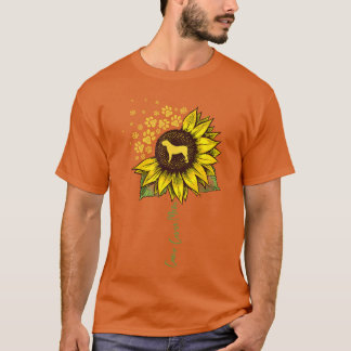 Cane Corso Moeder Zonnebloem Italiaanse Mastiff Ca T-shirt