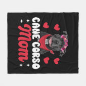 Cane Corso Mom Fleece Deken (Voorkant (Horizontaal))
