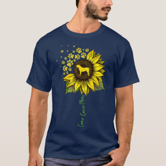 Cane Corso Mom Sunflower Italian Mastiff Gifts T-shirt