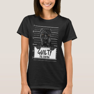 Cane Corso Mugshot Schuldige Hond T-shirt