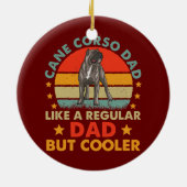 Cane Corso Pap Funny  Cane Corso Dog Keramisch Ornament (Achterkant)