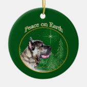 Cane Corso Peace Keramisch Ornament (Voorkant)
