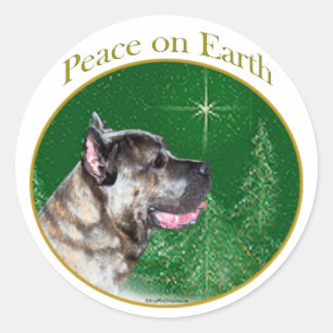 Cane Corso Peace Ronde Sticker