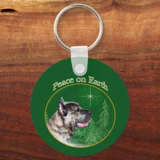 Cane Corso Peace Sleutelhanger (Achterkant)