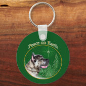Cane Corso Peace Sleutelhanger (Voorkant)