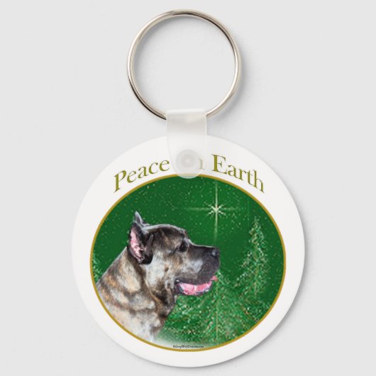 Cane Corso Peace Sleutelhanger (Voorkant)
