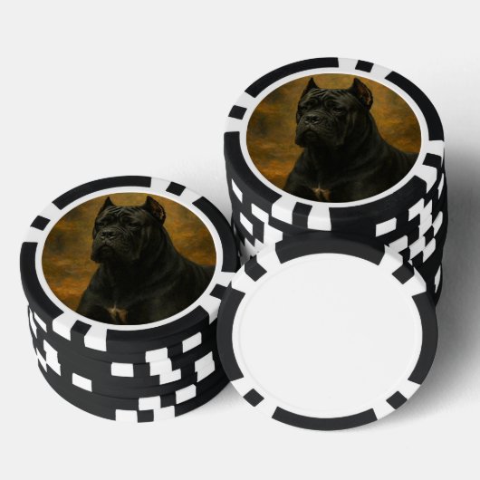 Cane Corso Poker Chips (Opstapeling)