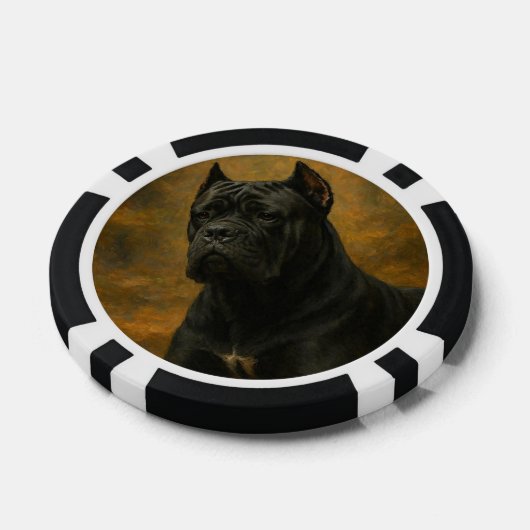 Cane Corso Poker Chips (Enkel)
