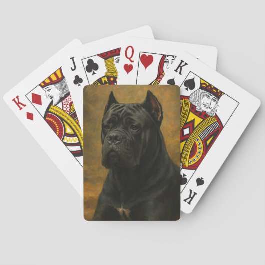 Cane Corso Pokerkaarten (Achterkant)