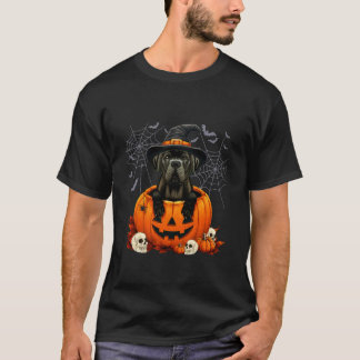 Cane Corso Pompoen Halloween Thanksgiving Mannen V T-shirt