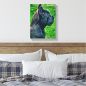 Cane Corso portret Canvas Afdruk (Insitu (Slaapkamer))