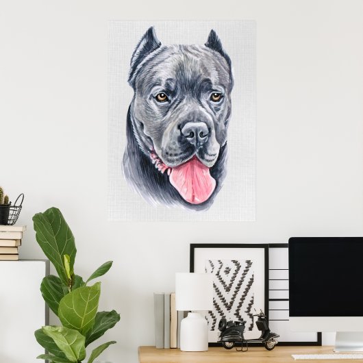 Cane Corso Poster (Thuiskantoor)
