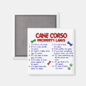 CANE CORSO Property Laws 2 Magneet (Voorkant / Achterkant)