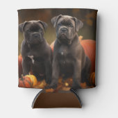 Cane Corso Puppy Herfst Delight Pompoen Blikjeskoeler (Voorkant)