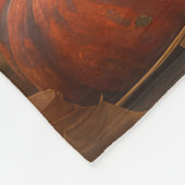 Cane Corso Puppy Herfst Delight Pompoen Fleece Deken (Hoek)