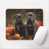Cane Corso Puppy Herfst Delight Pompoen Muismat (Met muis)