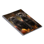 Cane Corso Puppy Herfst Delight Pompoen Notitieboek (Rechterzijde)