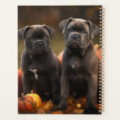 Cane Corso Puppy Herfst Delight Pompoen Planner (Achterkant)