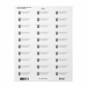 Cane Corso Return Address Labels (Full Sheet)