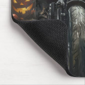 Cane Corso Riding Motorfiets Halloween Scary Muismat (Hoek)