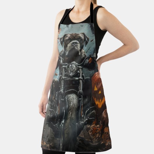 Cane Corso Riding Motorfiets Halloween Scary Schort (Insitu)