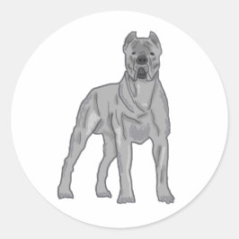 Cane Corso Ronde Sticker