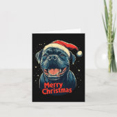 Cane Corso Santa Hat Vrolijke Kerstmis Kerstman Ho Kaart (Voorkant)