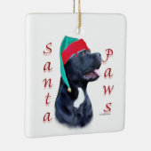 Cane Corso Santa Paws Keramisch Ornament (Rechts)