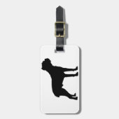 Cane Corso silhouet Bagagelabel (Voorkant verticaal)