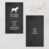Cane Corso Silhouet - Schoolbord Stijl Visitekaartje (Voorkant / Achterkant)
