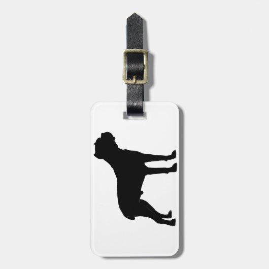 Cane Corso silhouette Bagagelabel (Voorkant verticaal)