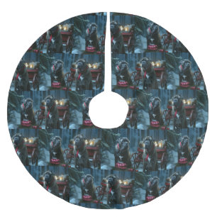 Cane Corso Sneeuw slee Kerst Decoratie Kerstboom Rok