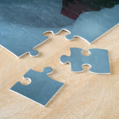 Cane Corso Snowy Sleigh Kerst Decor Legpuzzel (Zijkant)